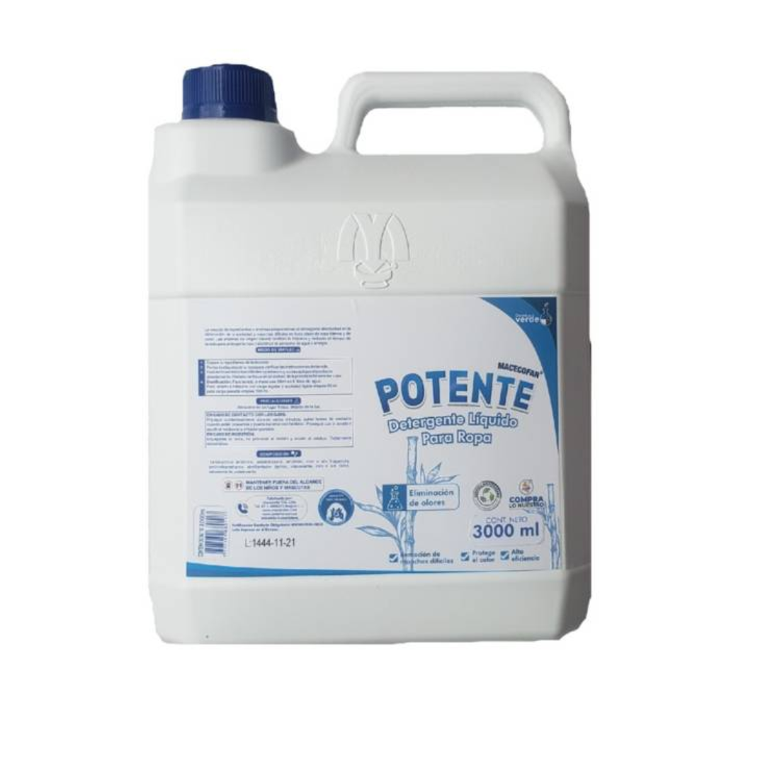 DETERGENTE LIQUIDO POTENTE