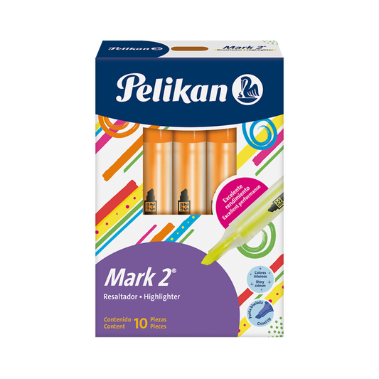 RESALTADOR PELIKAN MARK NARANJA