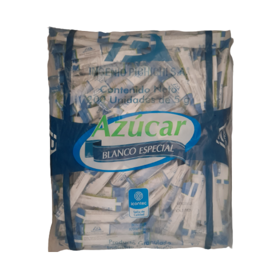 AZUCAR BLANCA STICK PACK X200 PICHICHI